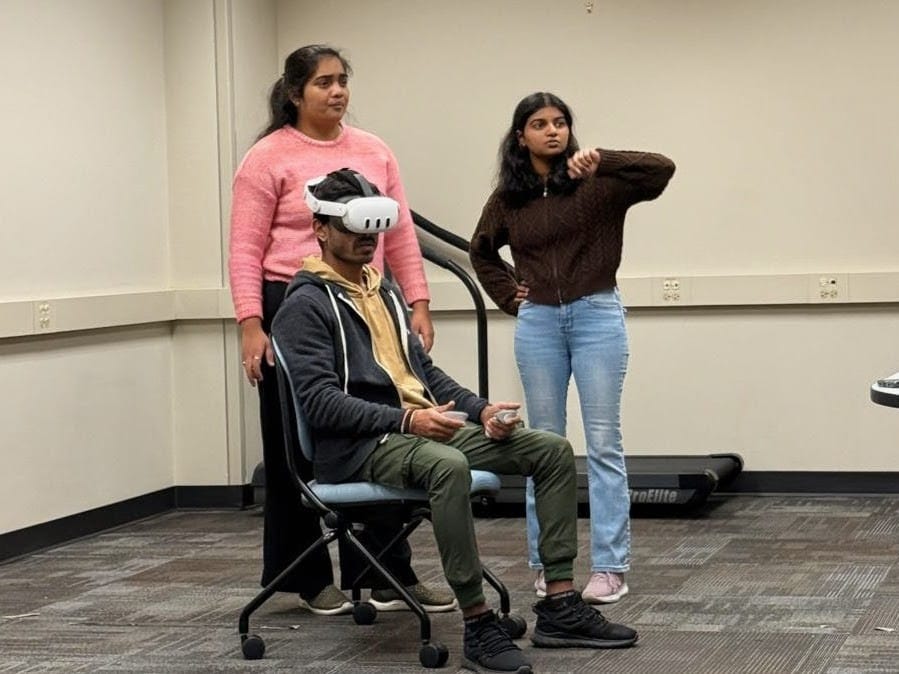 VR usability study session