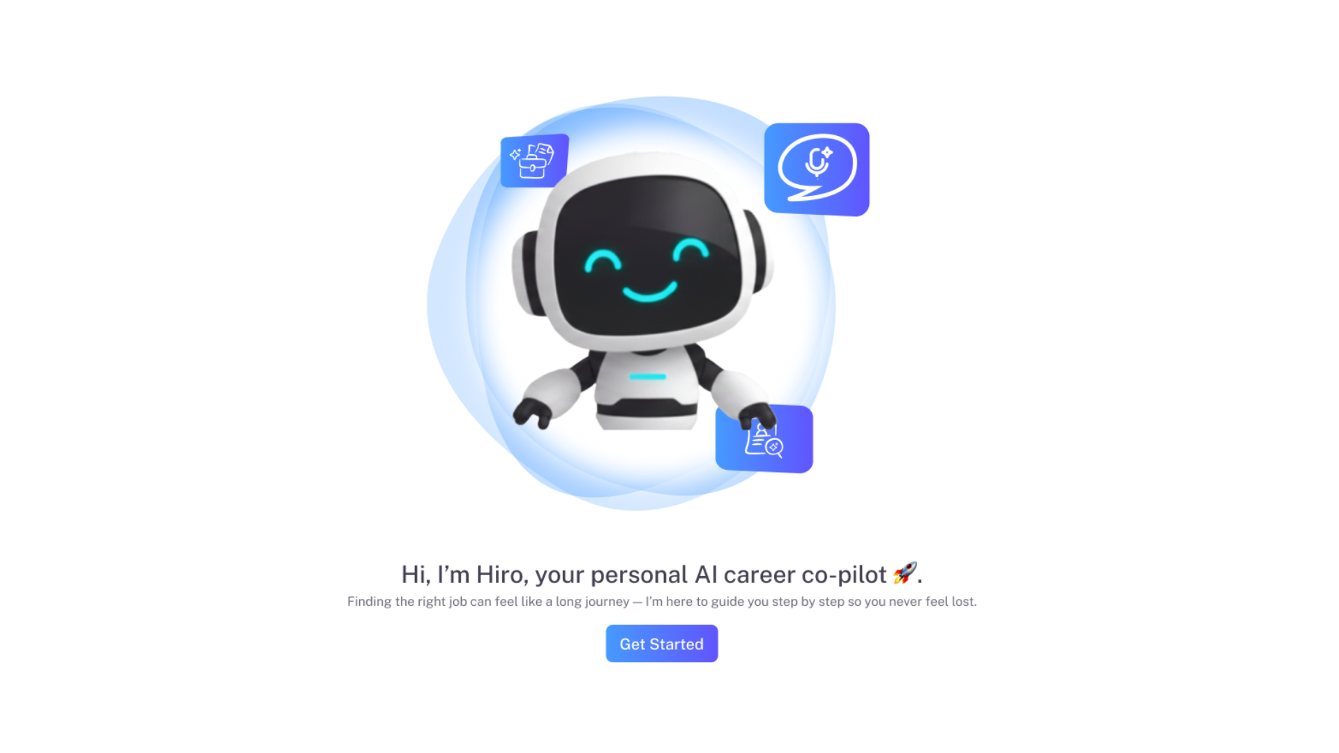 Hirello.ai product mockups