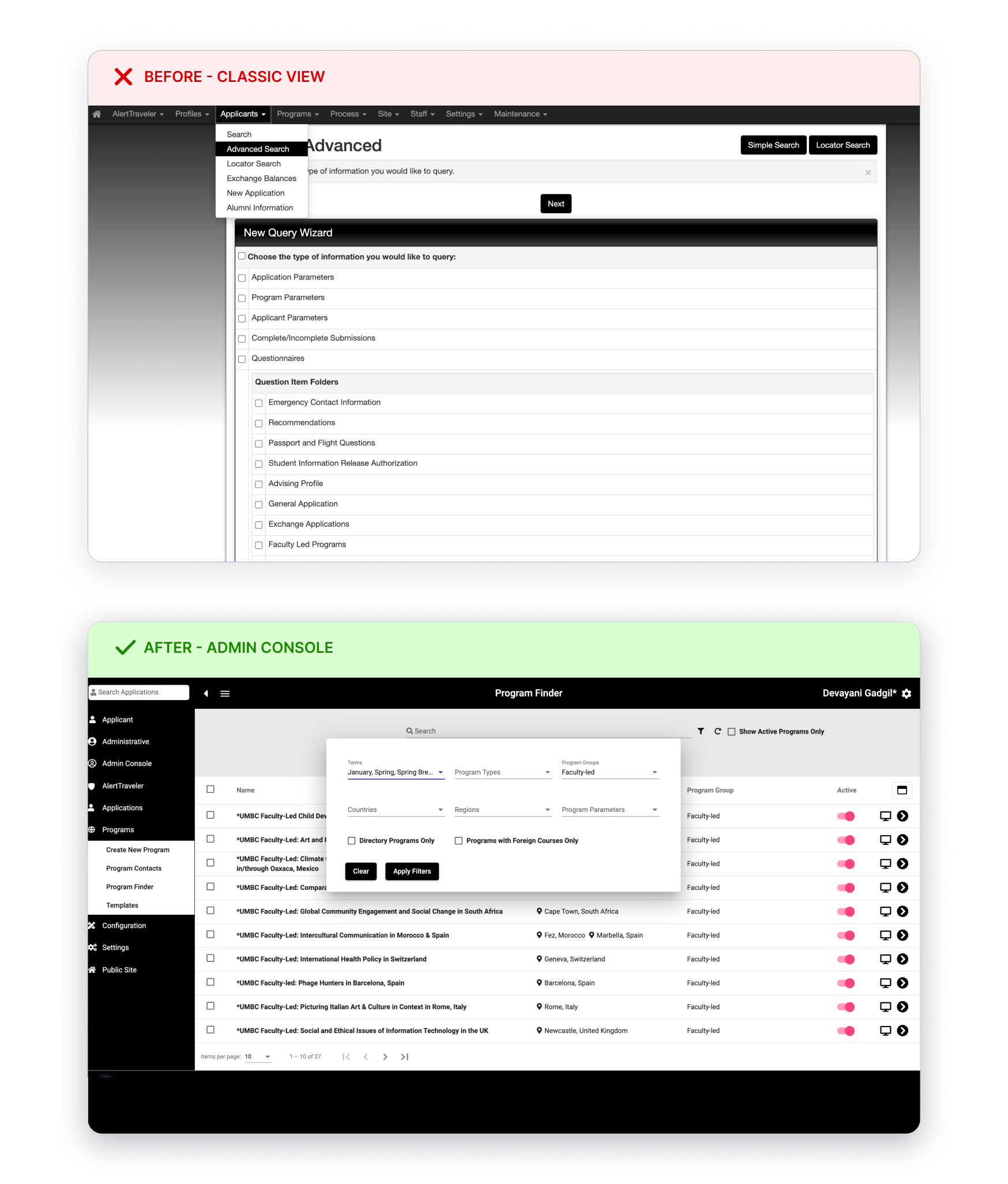 UMBC study abroad redesign